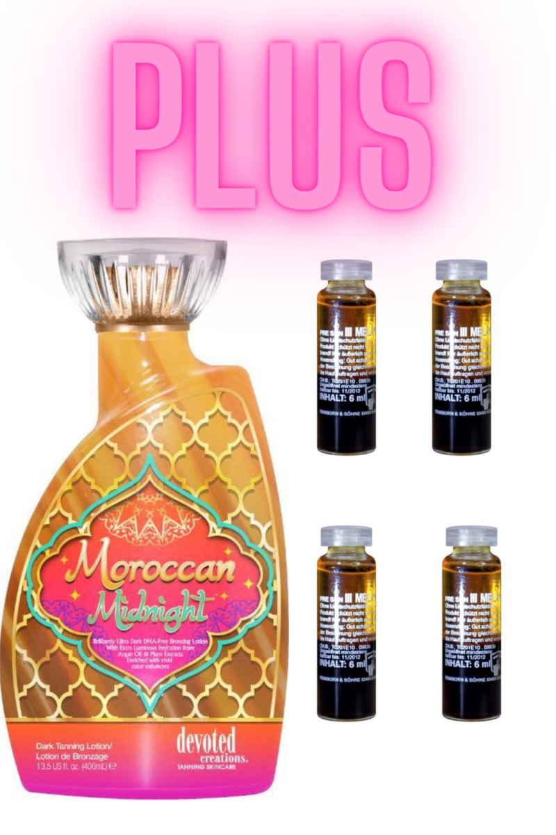 Moroccan Midnight 400 ml PLUS 4X Melanine Olie !